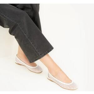 M. Gemi The Contessa Women’s Mesh Ballet Flat Shoe Size 40 IT (US 9-9.5) White